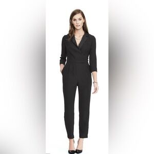 NWT Banana Republican Tuxedo Jumpsuit Size 2